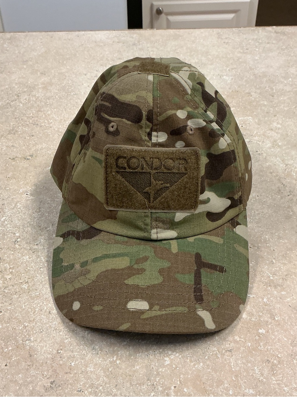 Condor Tactical Multicam Hat Hook & Loop Panels For Interchangeable Patches Cap